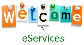 Welcome to eServices .